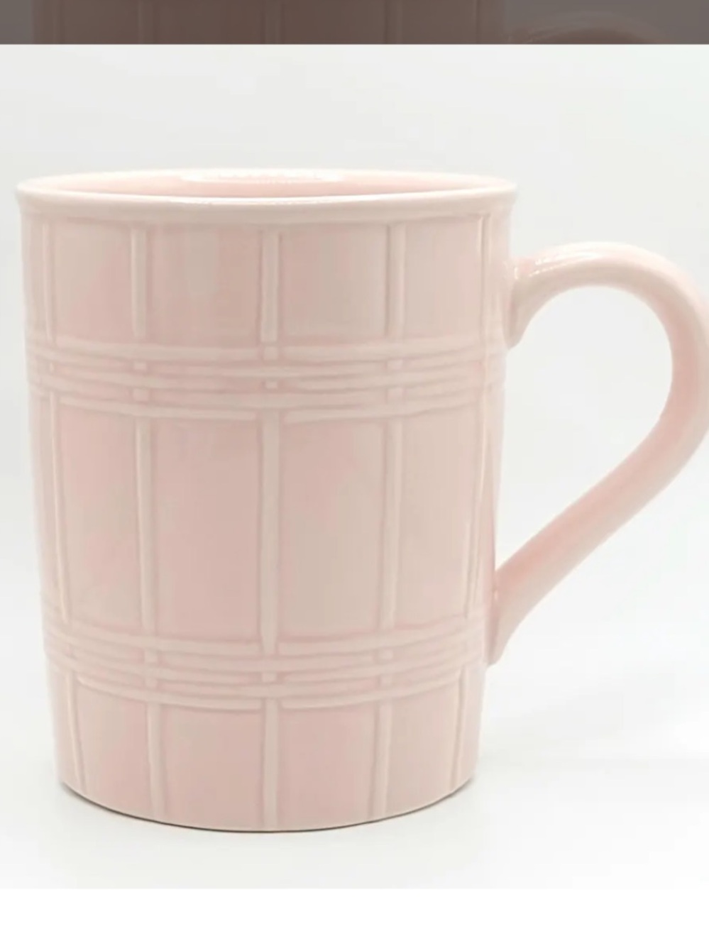 NWT pink Martha Stewart Stoneware Mug, 14oz